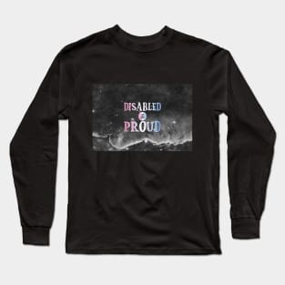 Disabled and Proud: Bigender Long Sleeve T-Shirt